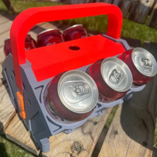 V8 Engine Block Cooler Car-Themed Beverage Cooler with Ice Chamber Novelty Can Cooler for Parties Tailgating Unique Gift for Car Enthusiasts Mechanics