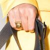 Versace Medusa Square Ring Gold Men Jewelry 1005360-1A00620-3J000
