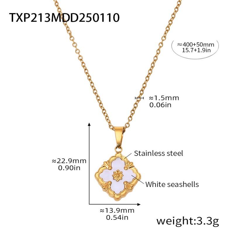 Vierblättriges Kleeblatt Schmuckset 18 Karat Vergoldet Halskette Armband Ohrringe Damen