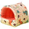 Hamster Print Hammock Sleeping Bed Hanging Bed Mat Cage Accessories Warm AntiScratch Tunnel Bed for Ferrets Squirrels