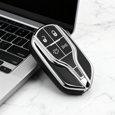Funda Suave de TPU para Mando a Distancia de Coche Holder para Maserati Levante Ghibli Quattroporte GT Granturism GranCabrio Accesorios para Coche
