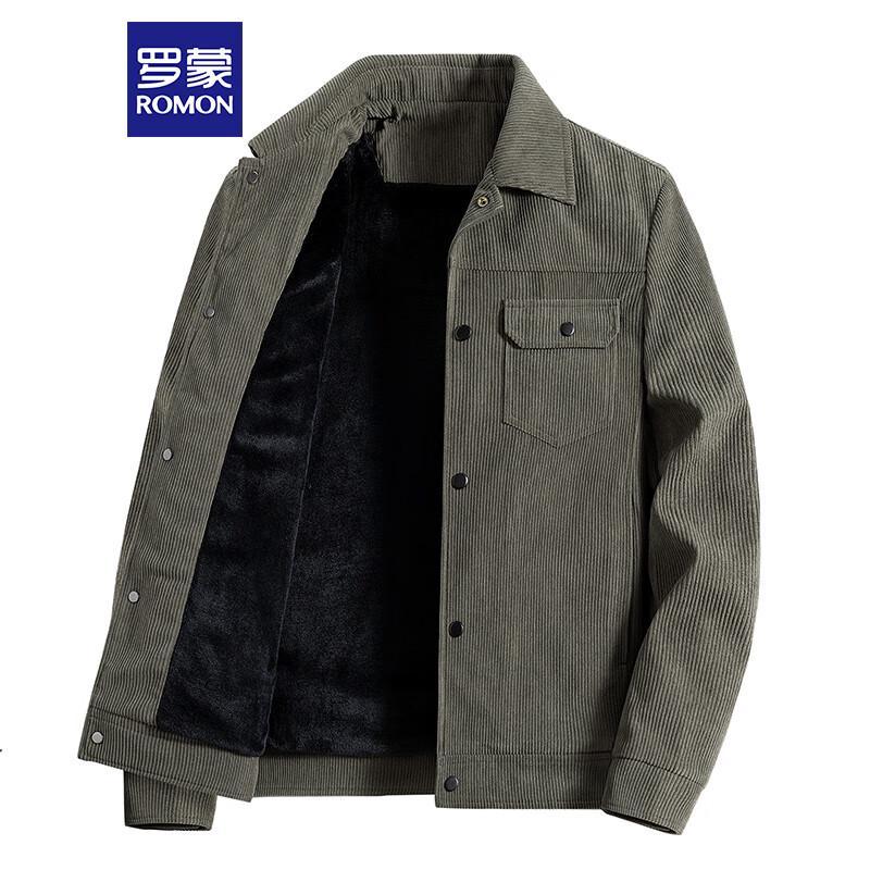 ROMON Men's Corduroy Lapel Jacket 2270