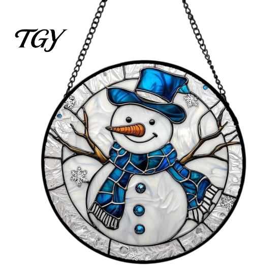 Waterproof Outdoor Branch Decoration Retro Halloween Pendant, Ghost/Bat/Spider Web/Pumpkin Head Print, Dark Theme Holiday Decor Vintage Acrylic