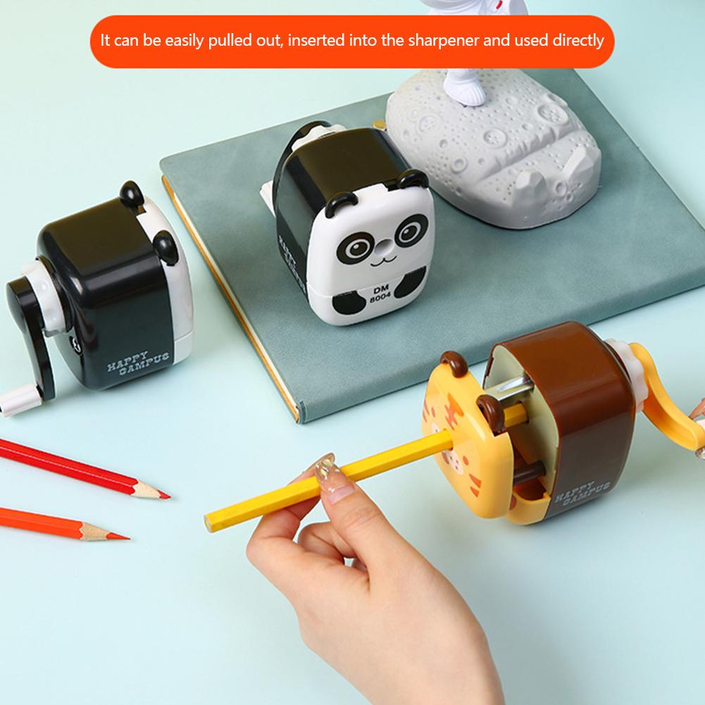 Animal Shaped Cartoon Panda Tiger Pencil Sharpener Kids School Sipplies Home Office Desktop