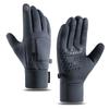 Cycling Gloves Autumn and Winter Outdoor Sports Waterproof Touch Screen Warm Plus Velvet Thick Fishing Gloves Cycling Men and Women