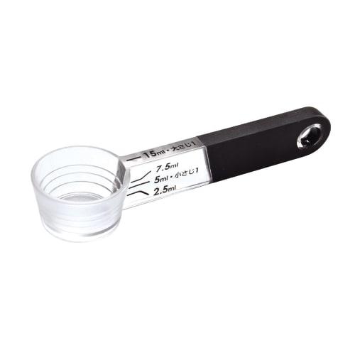 PEARL METAL Softia Measuring Spoon, Black, C-3699