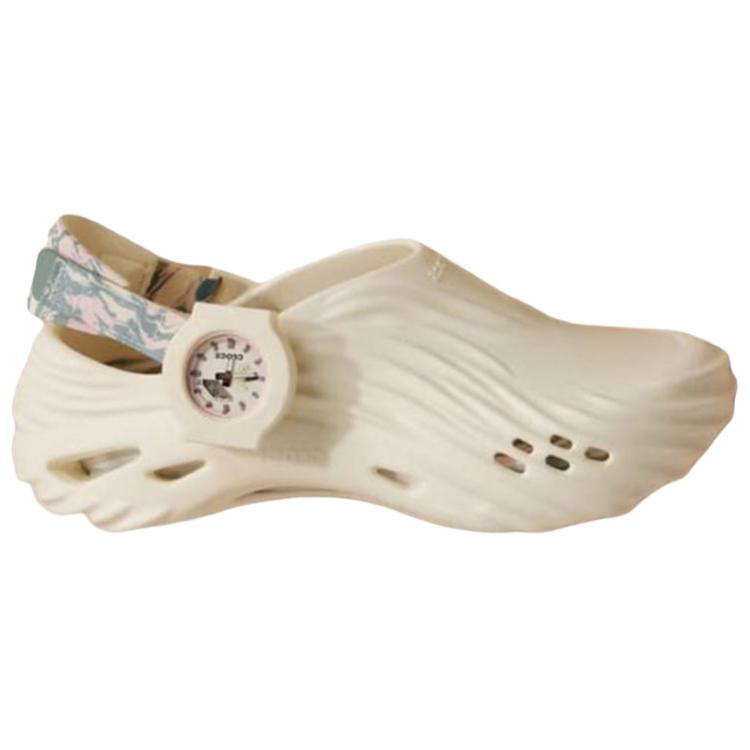 G-SHOCK x Crocs Echo Wave Comfortable & Stylish Hole Shoes Unisex Beige