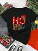 Unisex Christmas Santa Claus Printed T Shirt Christmas Xmas Cartoon Top Tshirt Harajuku Fashion New Year Tshirt Clothing