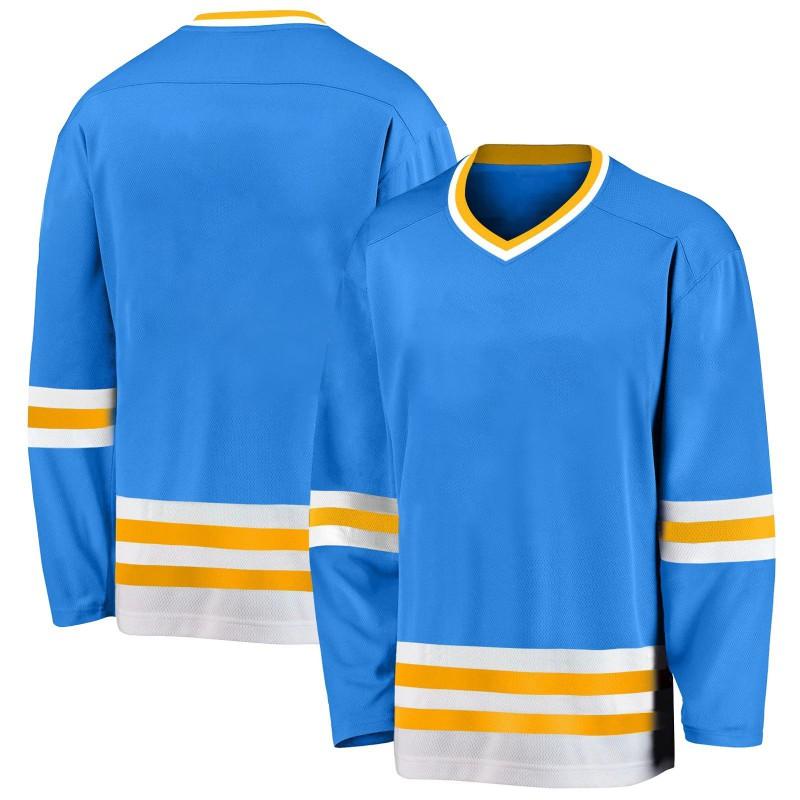 Mens Long Sleeve Duck Print Hockey Jersey T-Shirt Loose Fit Casual Sport Tee Youth