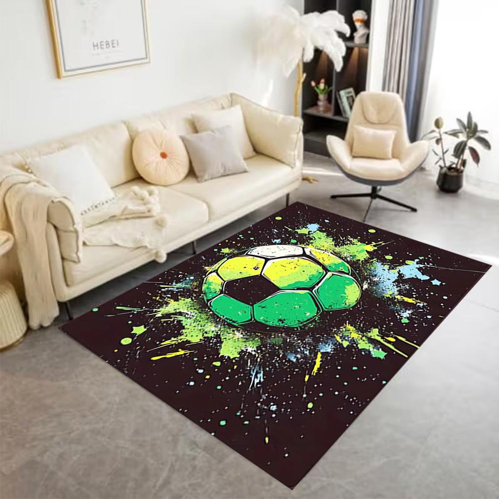 1pc soccer ball rug home carpet design for office decor gift living room bedroom