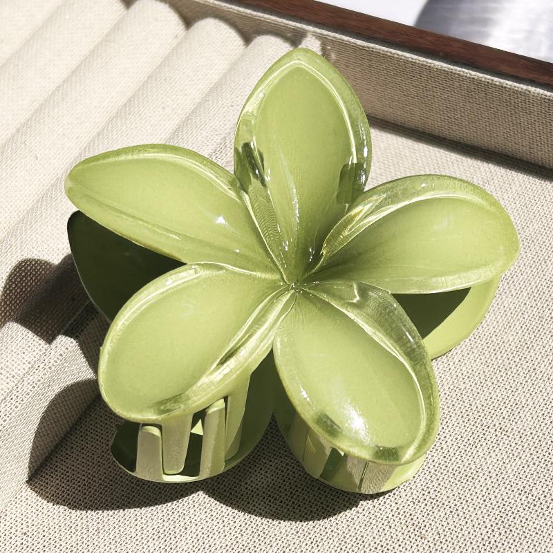 

Новые гавайские градиентные цветочные заколки для волос женские модные большие заколки для волос шпильки для девочек заколки аксессуары для волос в стиле бохо кислотные зеленого