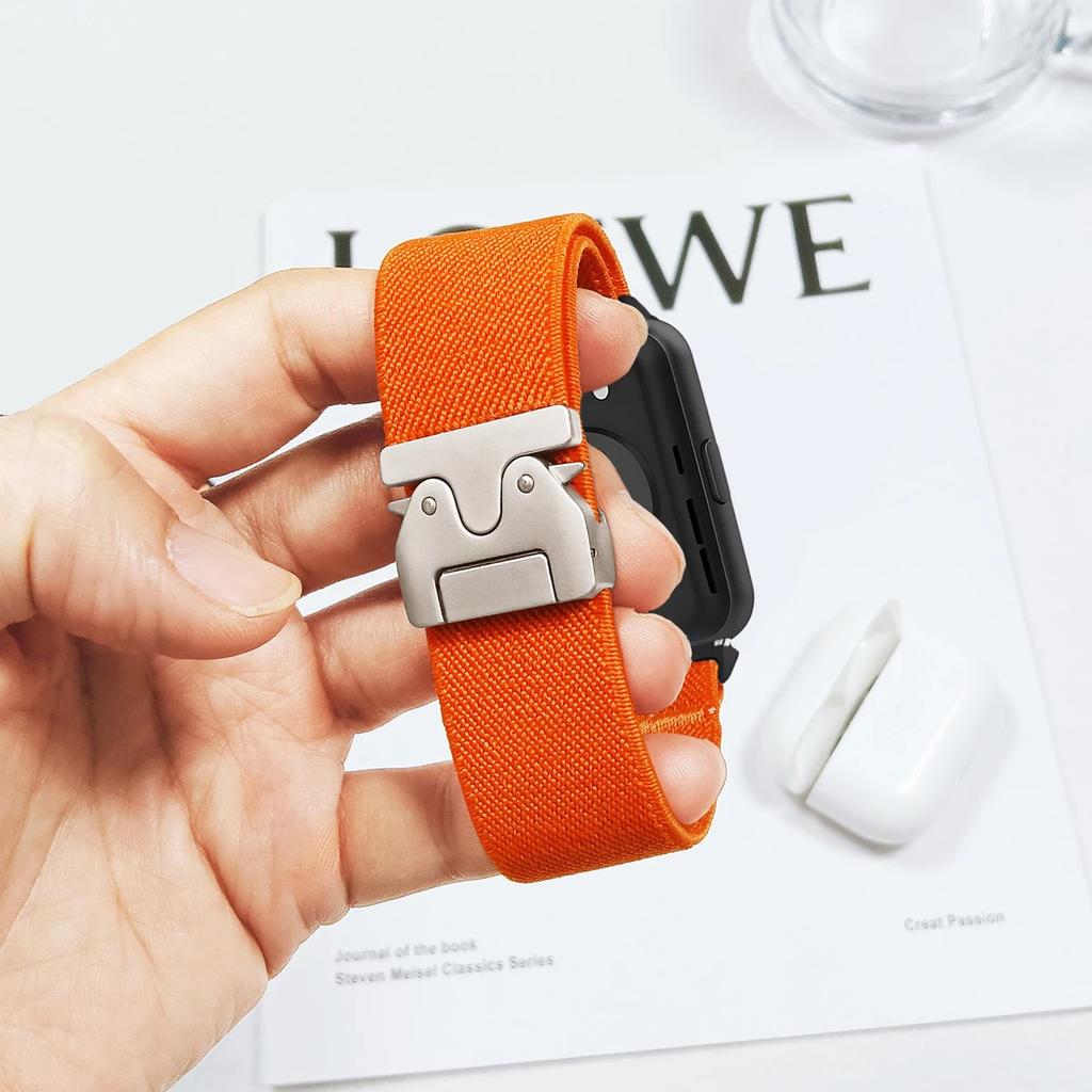 Nylon Loop Strap for Redmi Watch6 5 4 Metal Buckle Band for XIAOMI MiBand 9Pro 8Pro Adjustable Sport Correa Replacement Bracelet