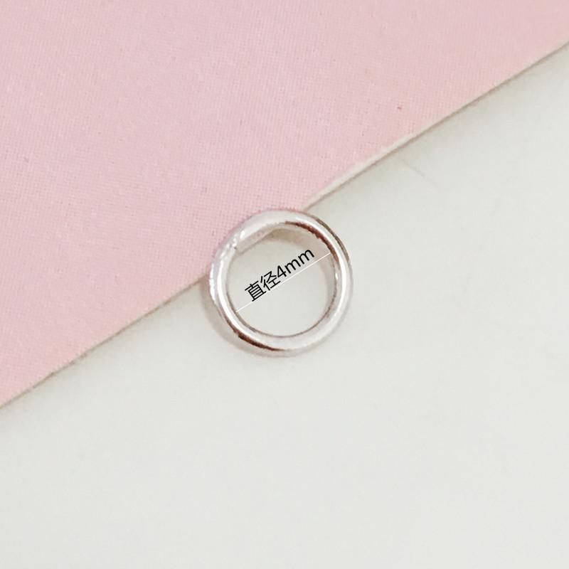 Conector inel deschis placat cu aur de 18k din argint sterling pentru bijuterii DIY