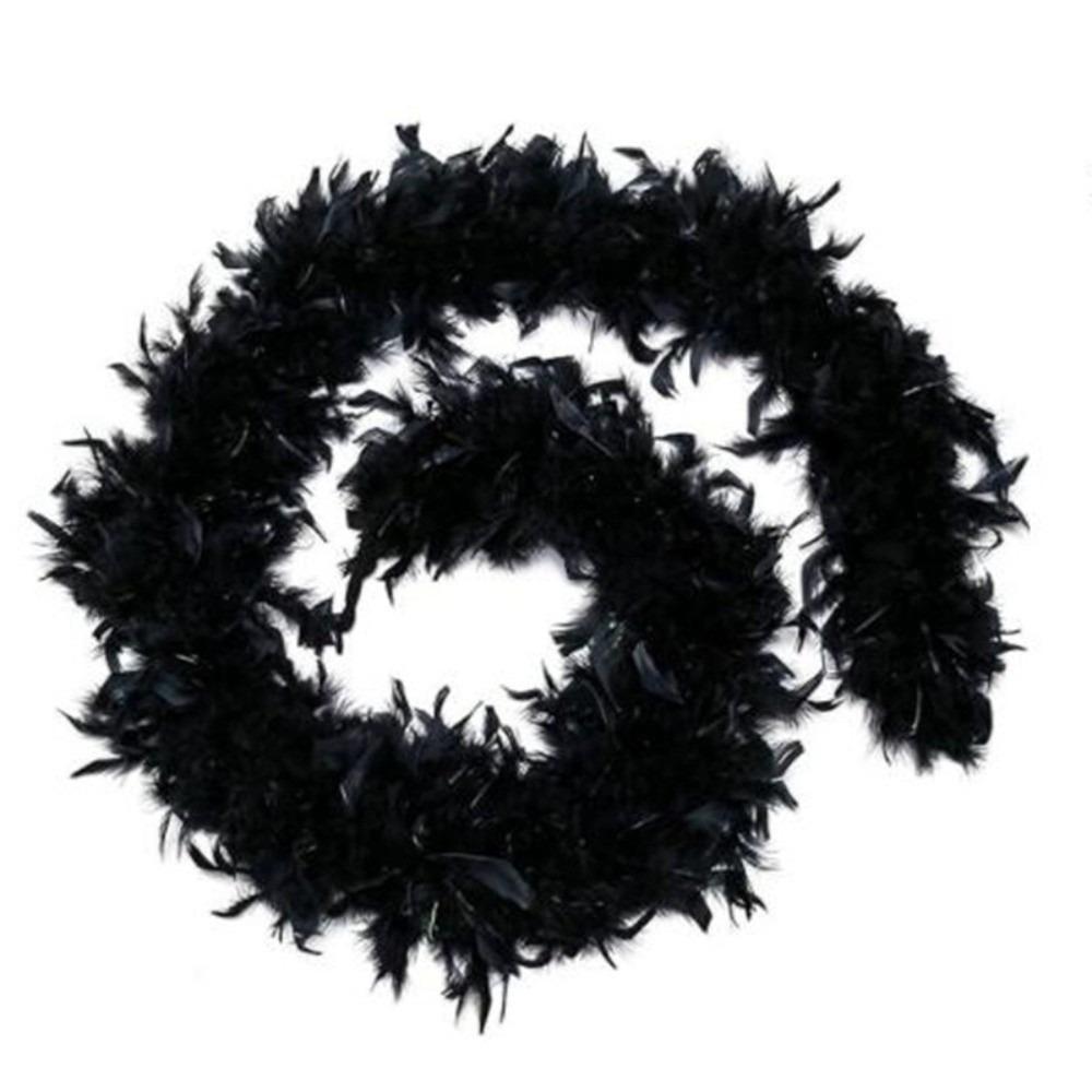 Fluffy Feather Boa Solid Color Apparel Fabric Fashion Feather Scarf DIY