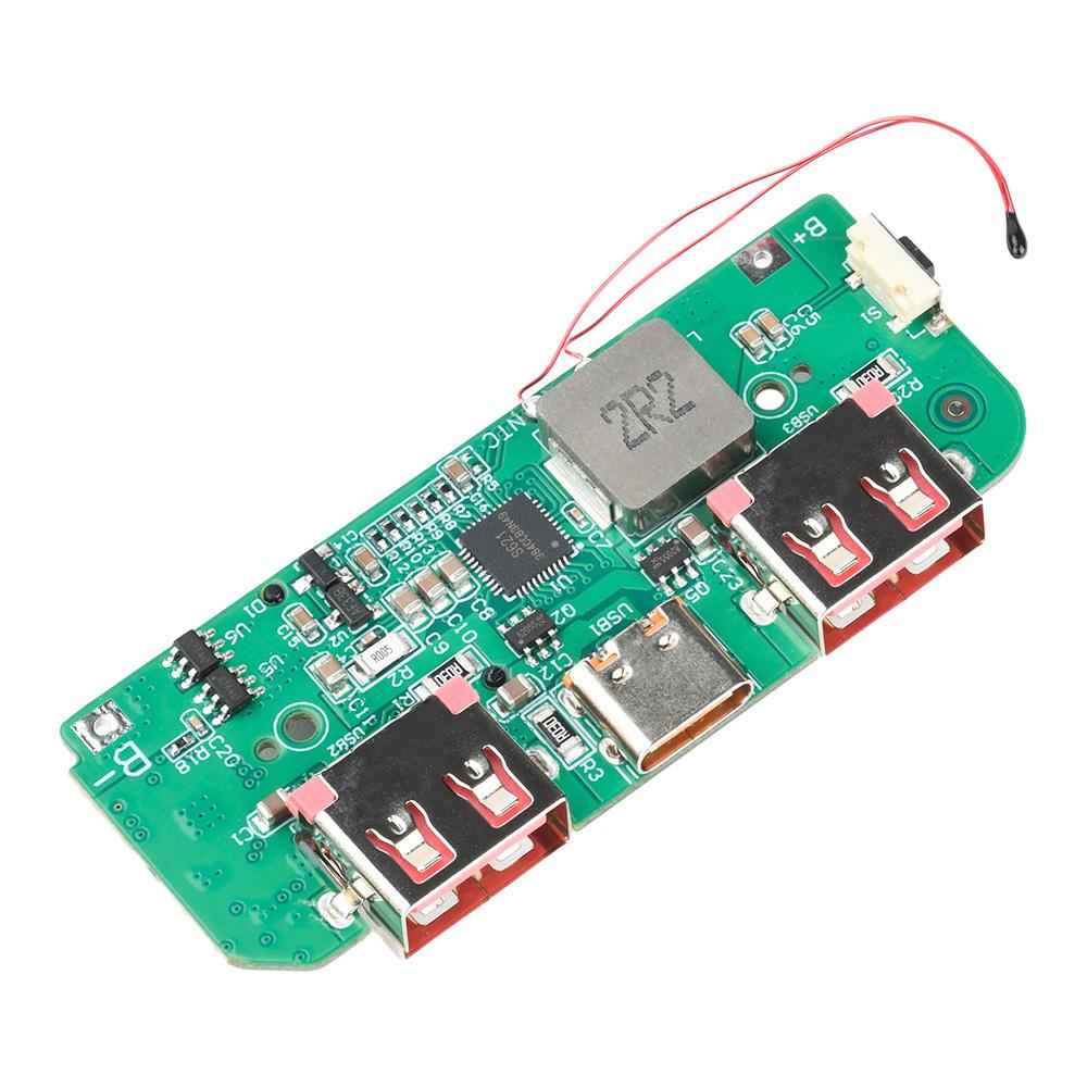 22.5W Fast Charging Module Mobile Power Motherboard 3.7V Ternary Lithium Battery Motherboard TFT Color Screen For PD/QC/SCP/VOOC