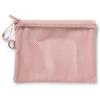 Polyester Zipper Pouch Pink - Lightweight Travel and Stationery Case, Japan
