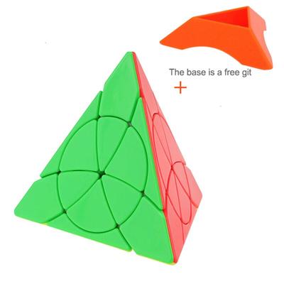 Yj Neo Cube Yongjun Petal Pyramid Leaf Magické kocky Bez nálepiek Pyraminx Cubo Magic Rýchlostná puzzle kocka Vzdelávacie hračky Spinner