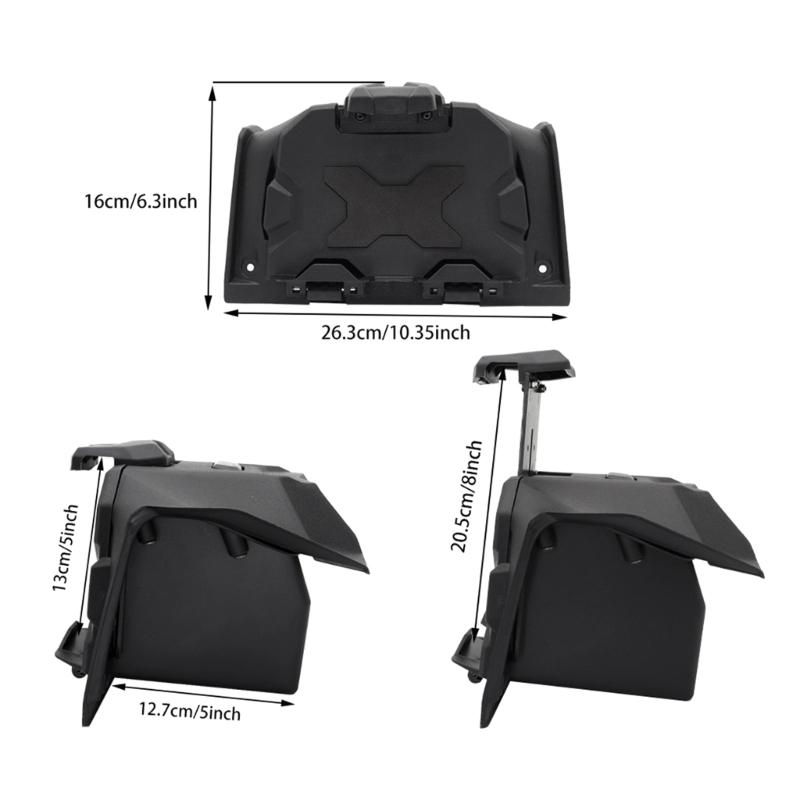 Electronic Device Tablet Phone Holder Bracket Compatible for UTV XP1000 2019-2023 Accessories Storage Box Organizer Tray