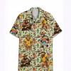 Summer Essential! Short-sleeve Hawaiian Shirt, Fun Pineapple Surf Print, Casual & Trendy