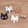 100pc 3.5x3.4cm Cute Cat Card Jewelry Display Cardboards Price Tags Stud Earring Package Display Cards DIY Storage Accessories