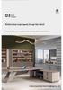 Modern Simple Executive Desk and Chair Set: Large Office Furniture for Presidents and Managers