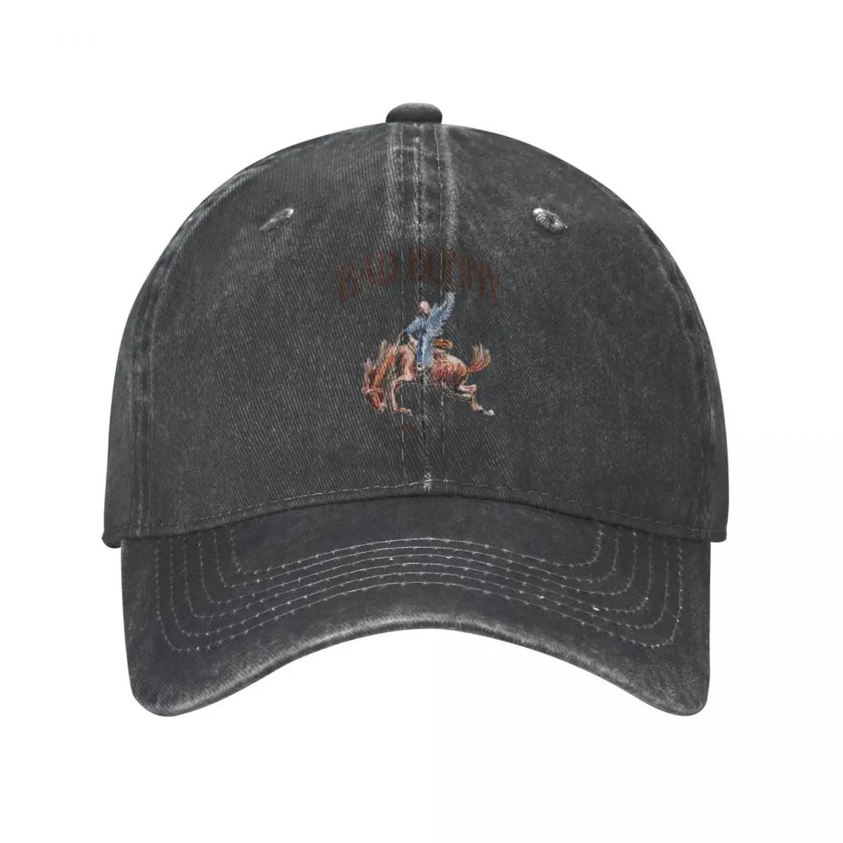 

Vintage Bad Bunny Nadie Sabe Album Baseball Caps for Men Women Distressed Denim Snapback Cap Most Wanted Tour 2024 Outdoor Cap One Size чёрный