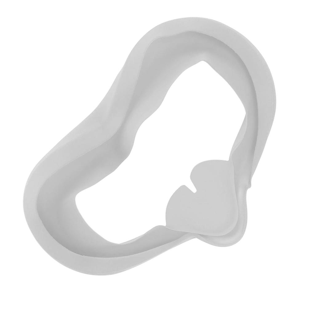 VR Glasses Silicone Eye Mask for Oculus Quest 2 Breathable Anti Sweat VR Protective CoverWhite