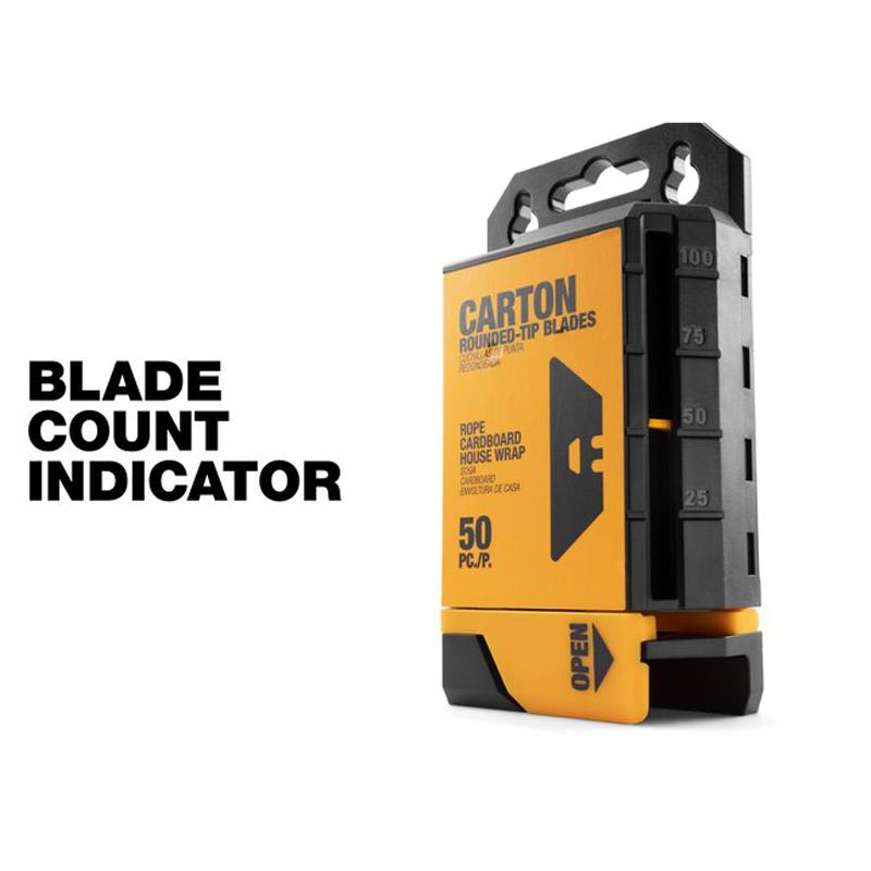 TOUGHBUILT TB-H4S50-14-50  Užitkové lichoběžníkové 3/4-in čepele  Řezání Ostré Rychlé Nářadí Příslušenství 5-dílné