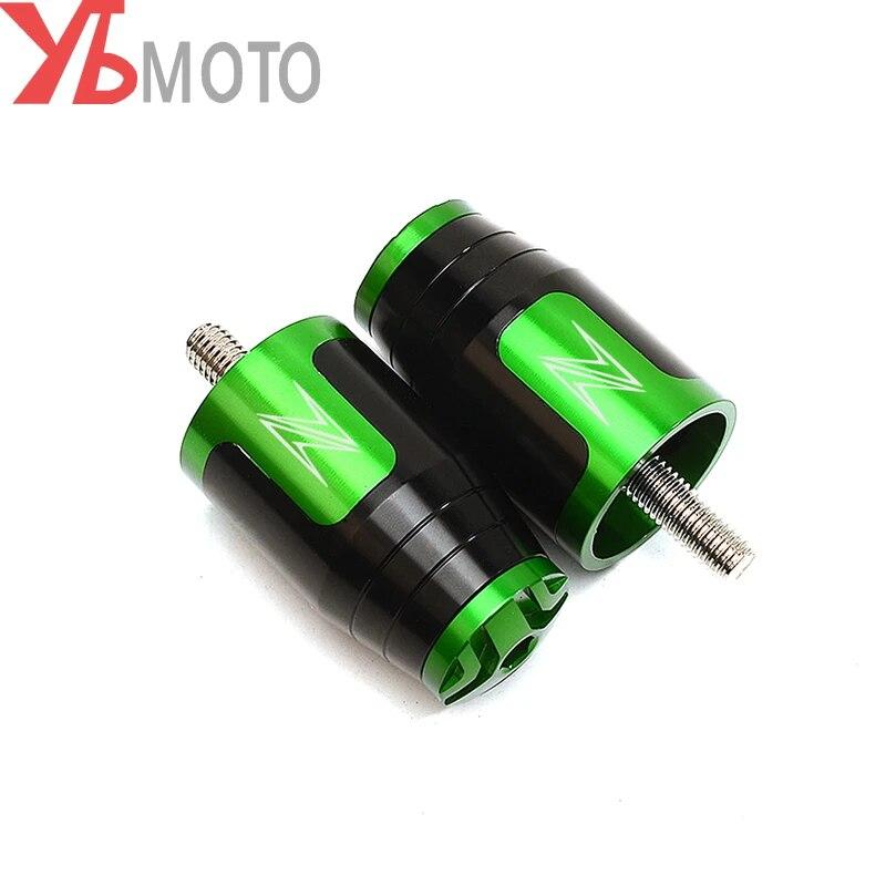 Motorcycle Aluminum Handlebar Handle Bar Ends Anti Vibration Plug for KAWASAKI Z900 Z900RS Z1000/SX Z400 Z750 Z800 Accessories