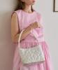 Bonidee [Ultralight/Waterproof] Chubby Bag Pearl White Shoulder Bag