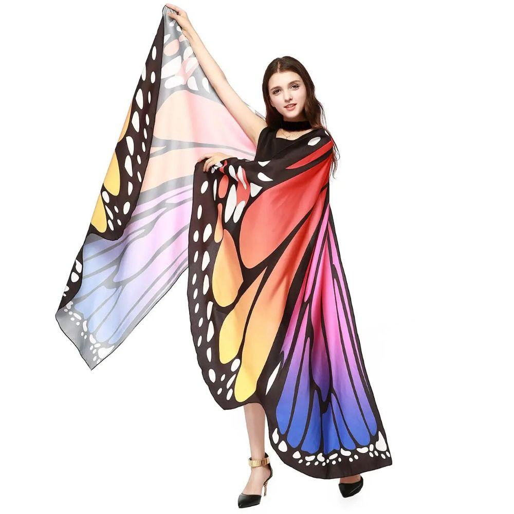 

Party Butterfly Cape Fairy Rainbow Cloak Fashion Costume