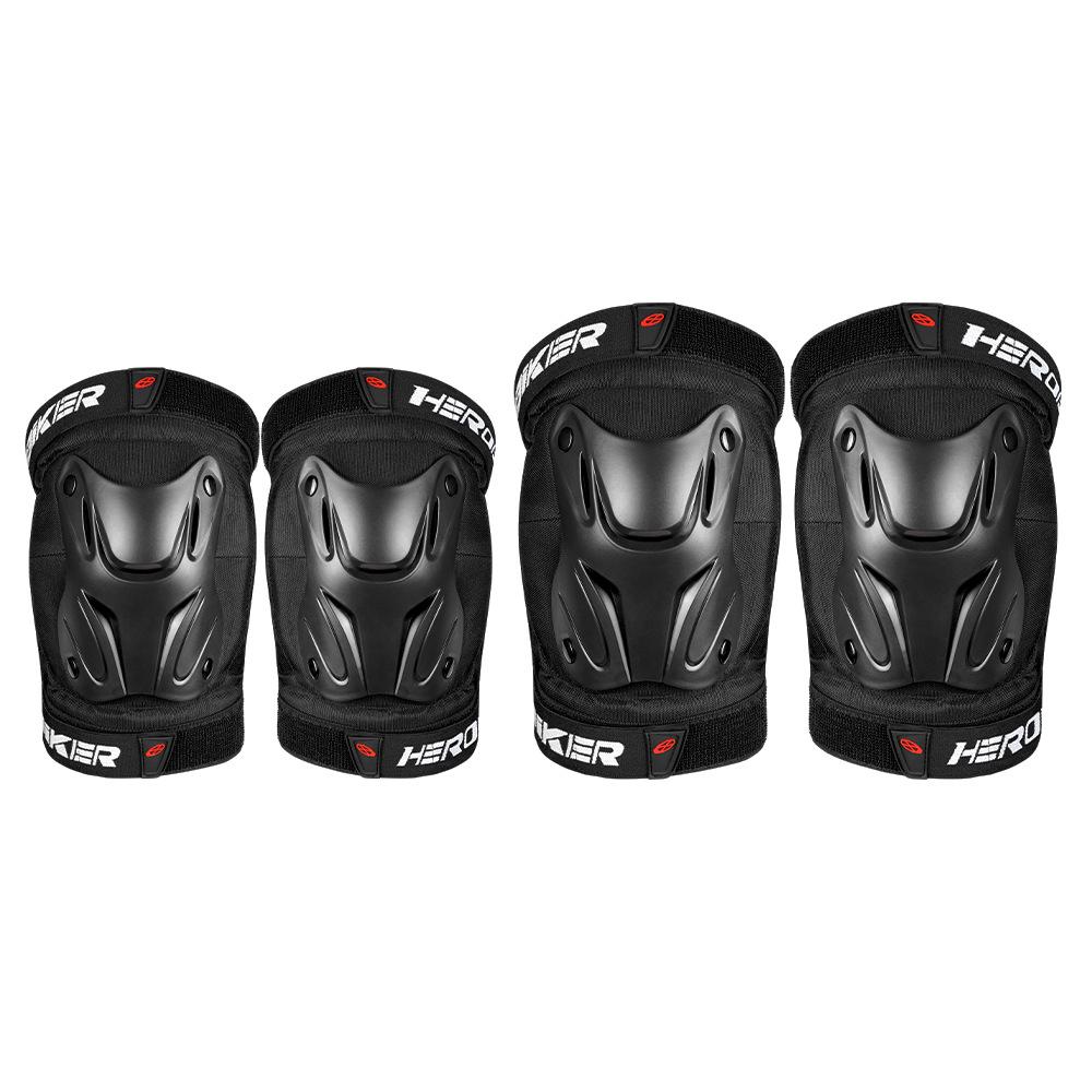 Summer Outdoor Protective Gear: Motorcycle Knee & Elbow Pads for Cycling, Skating, Skiing, and Delivery Riders