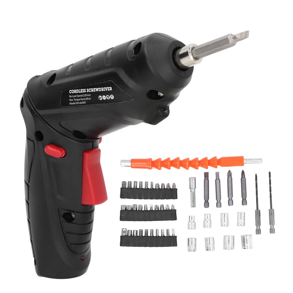Electric Screwdriver   Foldable USB Lithium Battery Rechargble Screwdriver Set 3.6V