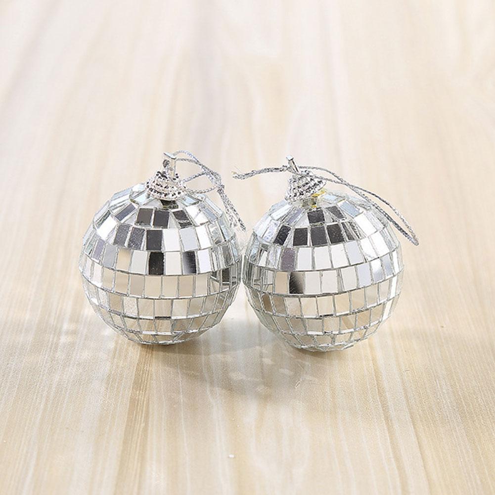 1/6pcs Mirror Reflective Ball Bar Disco Wedding Ins Cake Decoration Ball Christmas Ball Decoration Props Holiday Decoration