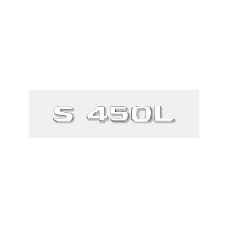 Mercedes Car Body Stickers: S350L, S400L, S500L, S600L Emblems, Rear V12 Tail Marks, Side Badges