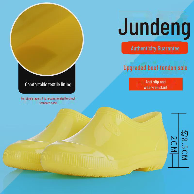 Yellow Food & Work Boots: Farm, Labor, Kitchen, Sanitation, Rain-Ready with Tendon Soles