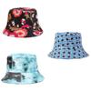Trendy Flower Patterned Fisherman Hat Sun Hat Breathable Polyester