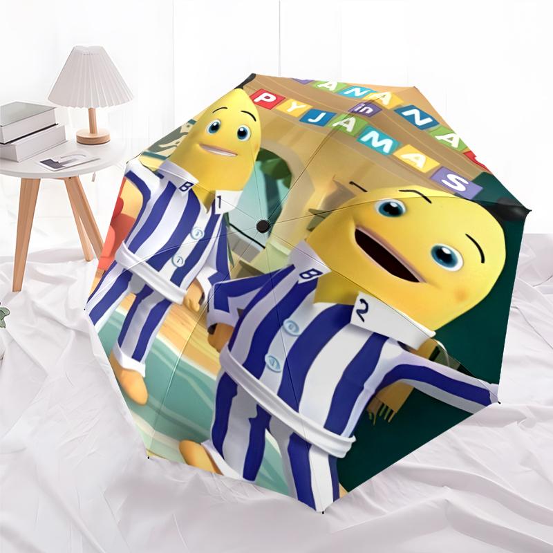 1pc Banana Umbrella, Sun Protection, And UV Shielding. It Has Eight Sturdy Ribs for Outdoor Use And Perfect Gift