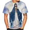3D Print Saint Mary Retro Harajuku Sports Quick-dry Breathable Men Women T-shirt Outdoor Street Casual Parent-child Short Sleeve