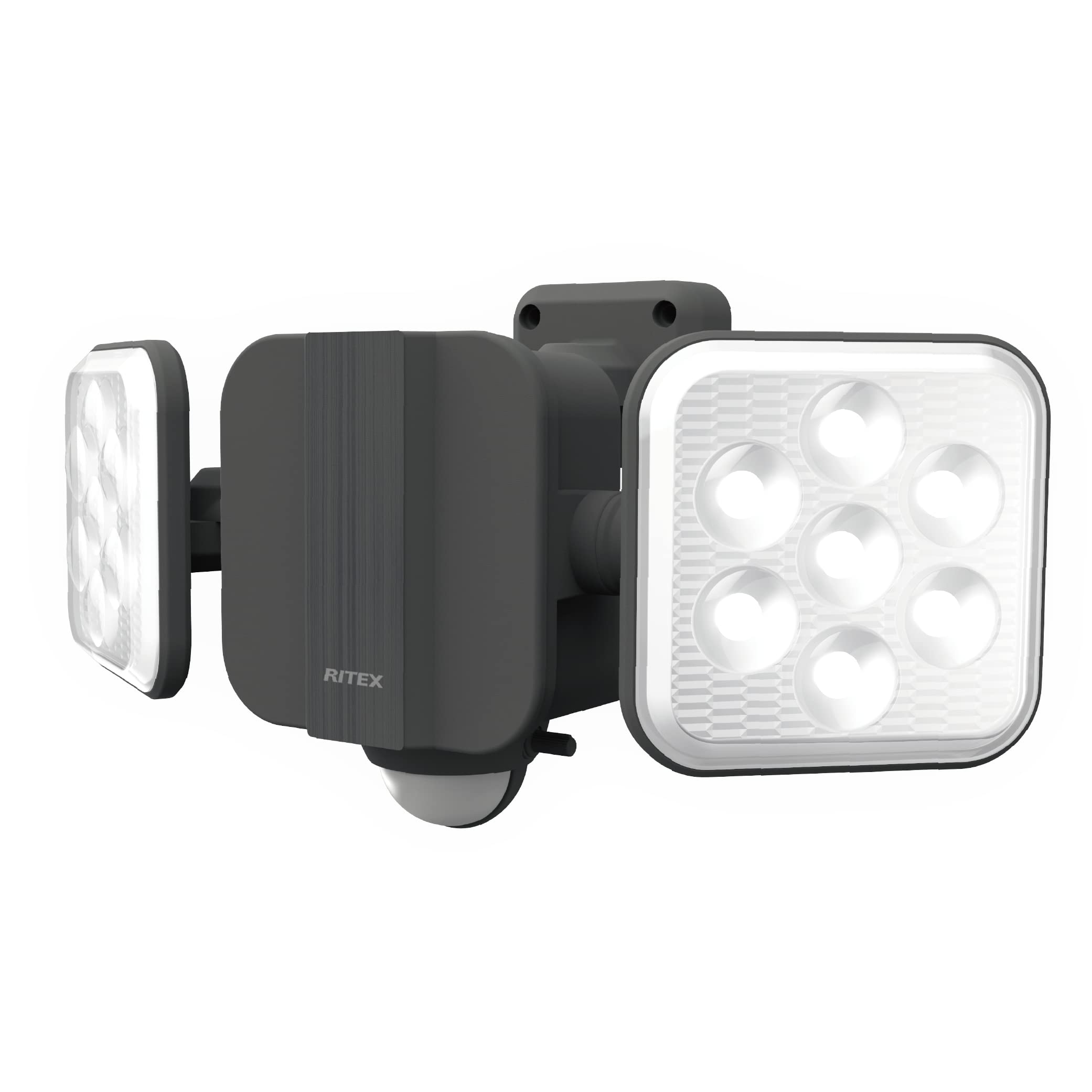 

Musashi S-HB250 6.5W x 2 Free-Arm LED Hybrid Solar Light, Black