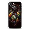 Cute Mandala Dreamcatcher Phone Case For iPhone 17 16 15 Pro Max 11 12 13 14 7 8 Plus SE 2020 X XR XS Cover Soft Black