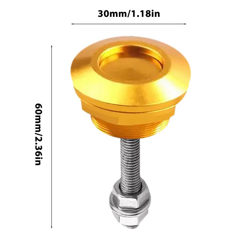 Hood Pins Kit For Car Aluminum Quick Release Small Hood Lock For Cars Button Type Hood Latches Multifunctional Heat Resistant