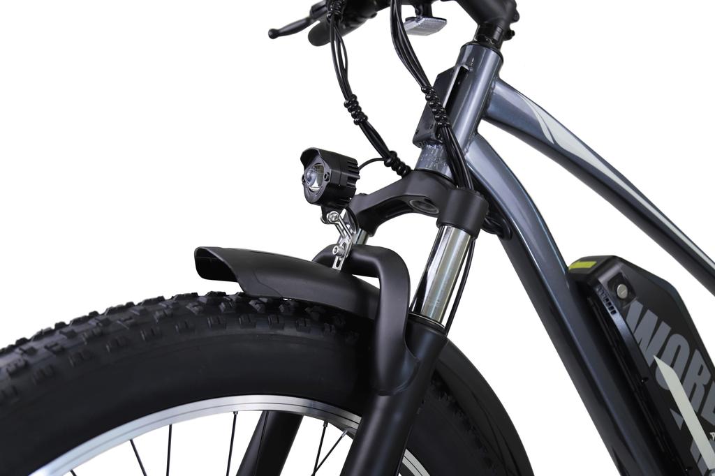 AVDL A35 E-Bike Elettrica da Neve Fuoristrada per Adulti 250W Batteria 48V15.6Ah Ruote Fat da 26 Pollici E-Bike da Montagna per Ciclismo Fuoristrada all'Aperto