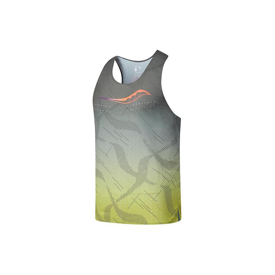 Saucony Running Tank Top Men s Green Sole SC2249009A-PR113 M