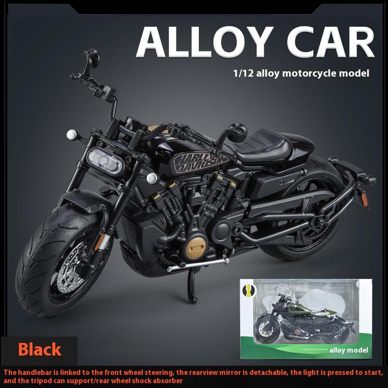 

1:12 Harley Motorcycle Model Alloy Simulation Motorcycle Model SprosterS Boy Toy Figure Ornaments Gift