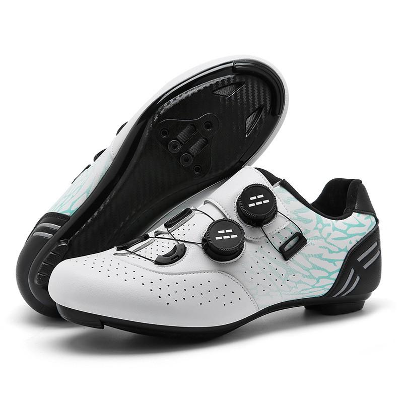 Unisex Cycling Shoes Road Mountain Bikes Lightweight Stiff Sole Clipless Compatible