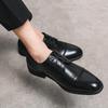 Men's Large Size Derby Formal Leather Shoes for Office, Wedding, and Banquet