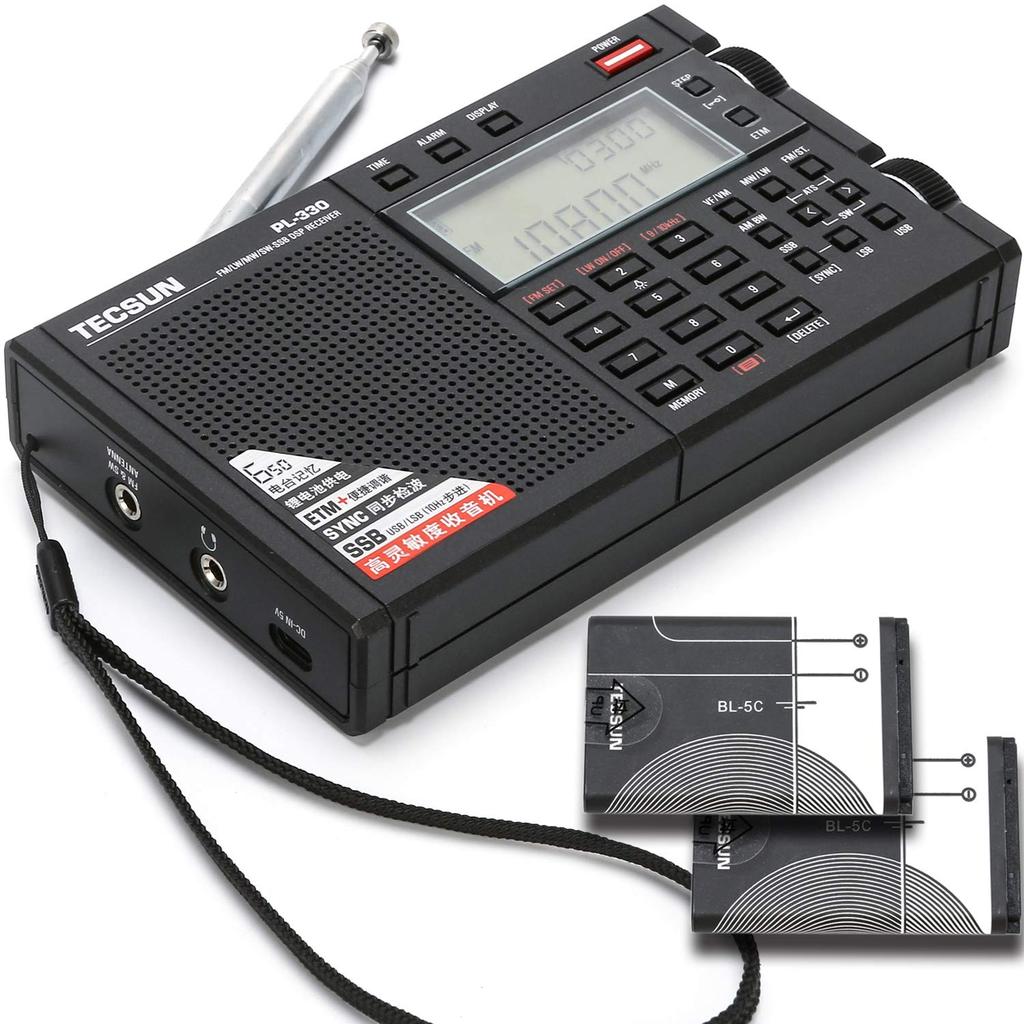 EnergyPower Shortwave Radio TECSUN Pack Japanese Instruction Manual SSB Synchronous Detection 650 Station Memory External Antenna Compatible USB