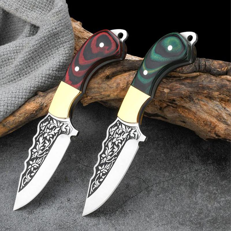 Forged Kitchen Boning Knife Cleaver Butcher Knife Meat Fish Barbecue Cutting Peeling Utility Knife with Sheath Cooking Tools