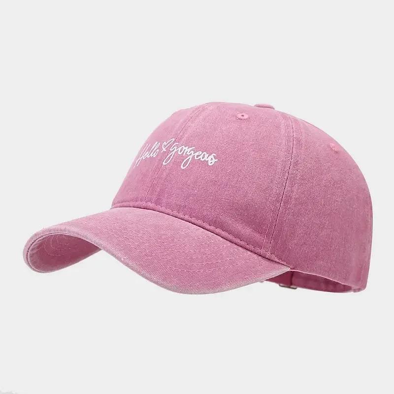 Spring and Summer Cotton Letter Print Casquette Baseball Cap Adjustable Outdoor Snapback Hats for Men and Women 257